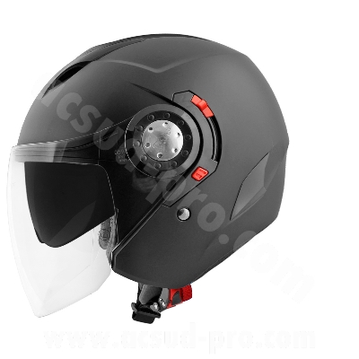 ACSUD SACIM | CASCO JET TNT NEO DOPP VIS NERO OPACO L